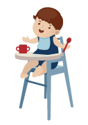 Baby in Highchair